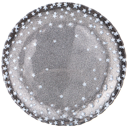 ТАРЕЛКА STARS GREY 28 СМ