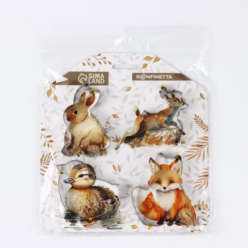 Формы для печенья «Милашки», 4 шт.