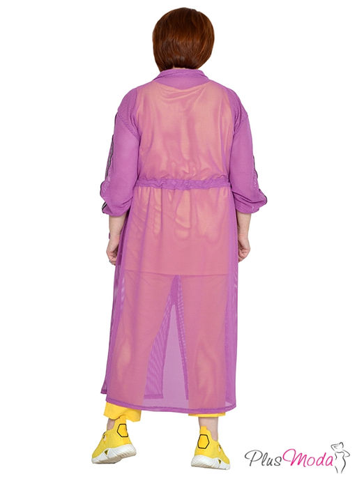 Парка-накидка Модель №934 размеры 44-84 - Plusmoda фото 6