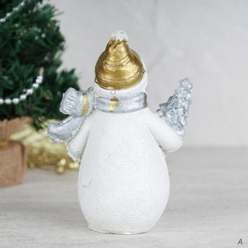 Фигурка Снеговичок 13 см / CHR204 /уп 192/Новый год (А) - Галеонтрейд фото 4