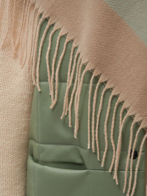 В составе шерсть! Палантин двусторонний - Tantino фото 4