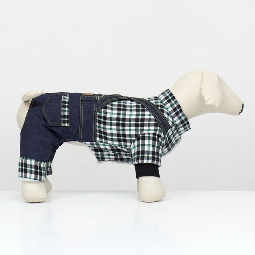 Комбинезон Men, размер S (ДС 25 см, ОГ 35 см, ОШ 25 см), синий - Simaland фото 2