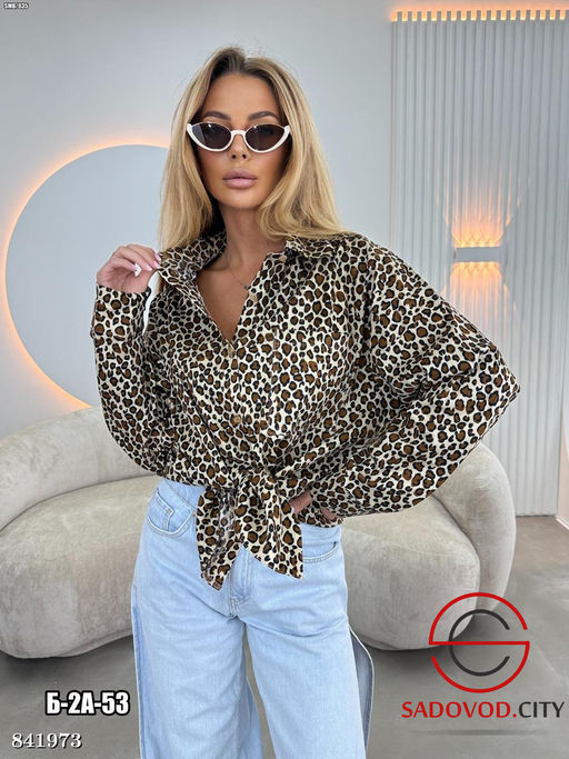 Рубашка женская с принтом