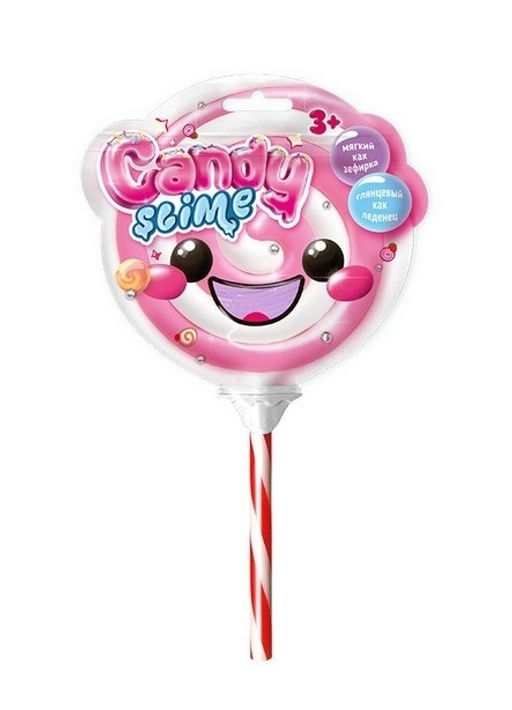 Игрушка ТМ "Slime" Cream-Slime Candy дойпак на палочке, сиреневый арт.CS023*