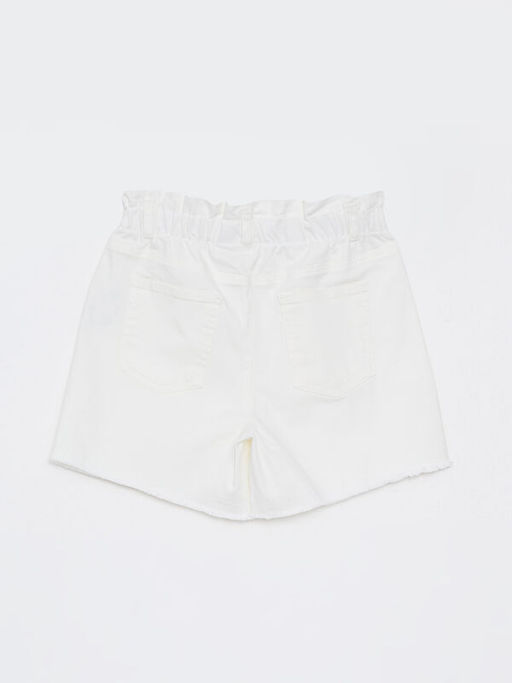Beli Lastikli Basic Gabardin K?z ?ocuk ?ort - Waikiki фото 2
