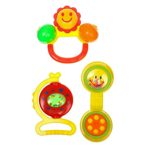 Набор погремушек Маленькие радости, 3 шт, цвет МИКС, Крошка - Крошка я фото 8