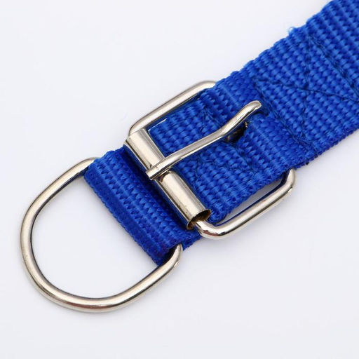 Ошейник Комфорт комбинированный, 55 х 2,5 см, ОШ 40-50 см, синий - Пижон фото 6