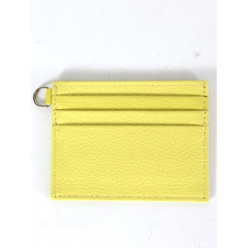 Визитница-кардхолдер Croco-ВК-215 н/к, 1отд, 3карм, желтый флотер (102) 263558