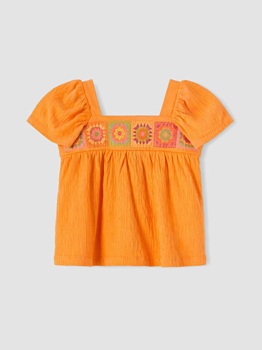Nak??l? K?z ?ocuk Bluz ve ?ort Tak?m
