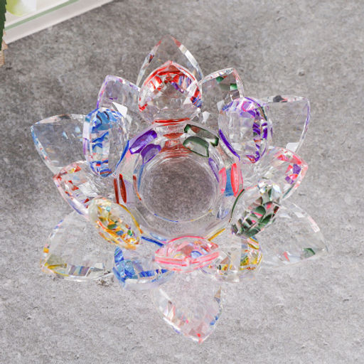 Подсвечник Лотос 9.5 см / GT793 /уп 60/цветной - Галеонтрейд фото 3