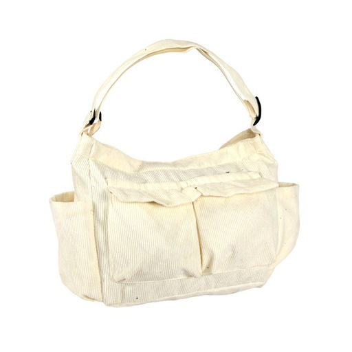 Сумка женская текстиль JN-225-675, 1отдел, плечевой ремень, белый вельвет SALE 261793 - Bobo фото 6