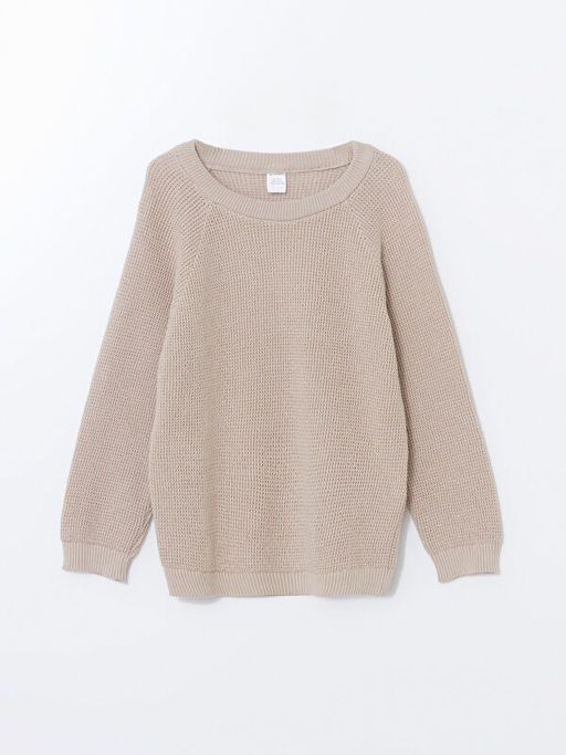 Bisiklet Yaka Erkek Bebek Triko Kazak