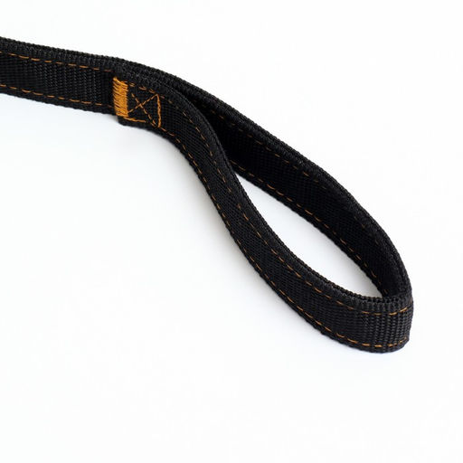 Поводок двухслойный с усиленным карабином, 3 м х 3 см, чёрный - Пижон фото 3