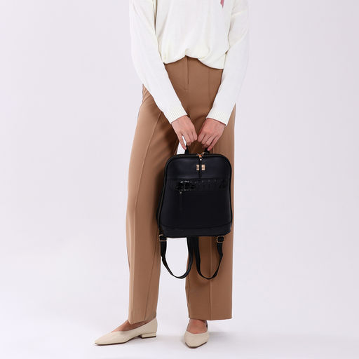 Рюкзак женский городской Astrael на молнии, чёрный