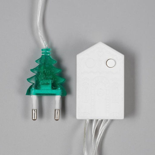 Гирлянда Нить 20 м, IP20, прозрачная нить, 200 LED, 8 режимов, 220 В, свечение жёлтое - Luazon lighting фото 4
