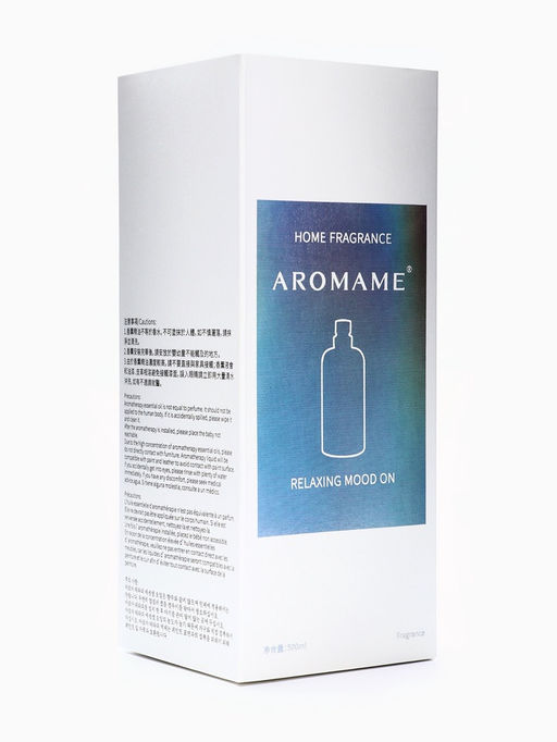 Набор диффузор ароматический Aromame, французская лаванда, 500 мл, прямоугольная банка