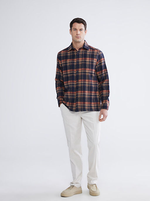 Rahat Kal?p Ekose Erkek G?mlek