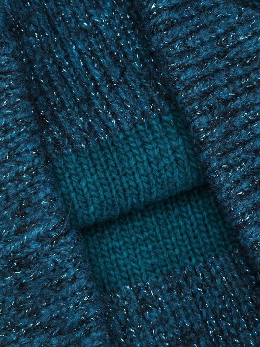 Шапка жен. мох+шерсть+виск+люр ZZ-BR55501 turquoise - Eleganzza фото 8