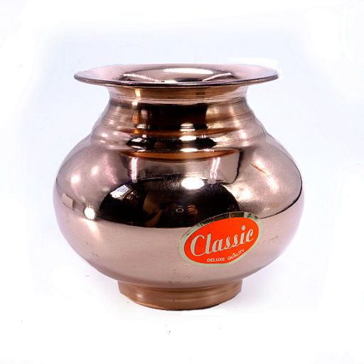 Медная лота для настаивания медной воды d-9,5см h-11см 750ml