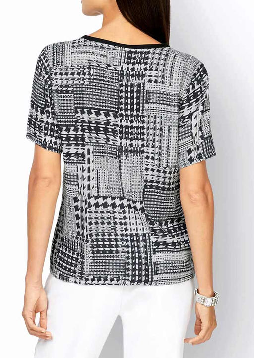 Блузка, черно-белая - Ashley brooke фото 4