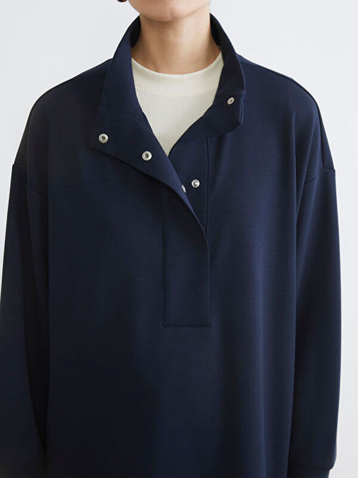 Soft Touch Oversize Kad?n Sweatshirt Tunik