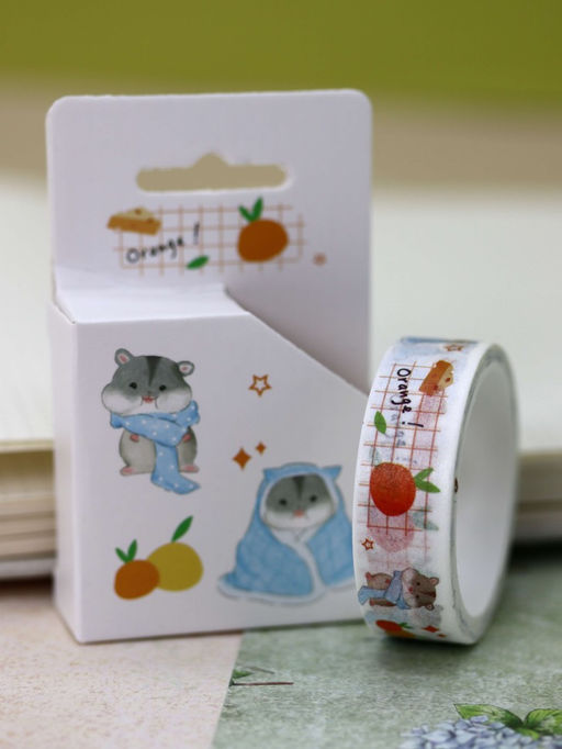 Декоративный скотч Hamster, orange