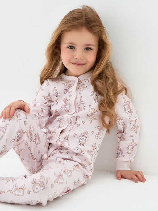 Комбинезон для сна для девочки с принтом - Kogankids фото 24