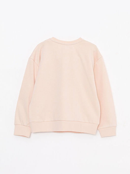 Bisiklet Yaka Nak??l? Uzun Kollu K?z ?ocuk Sweatshirt - Waikiki фото 2