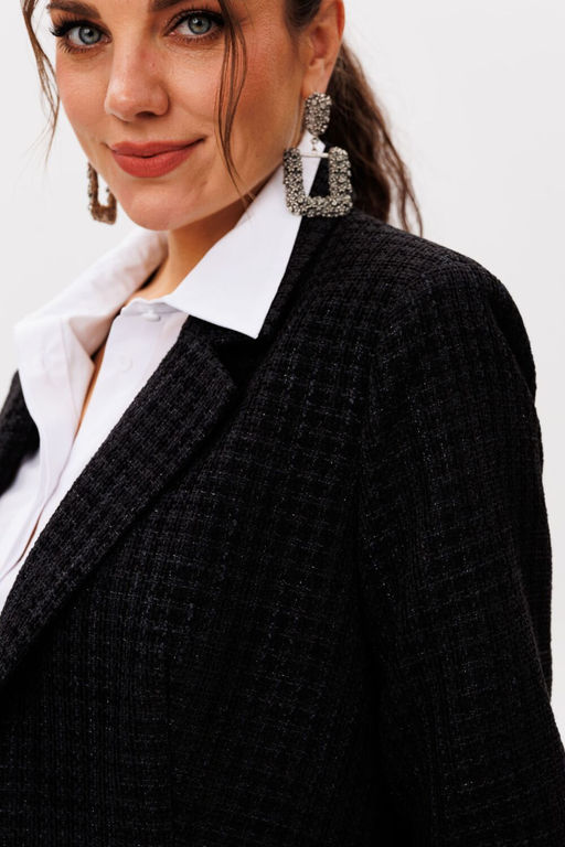 Жакет ANELLI 1471.1 черный жемчуг  фото 5