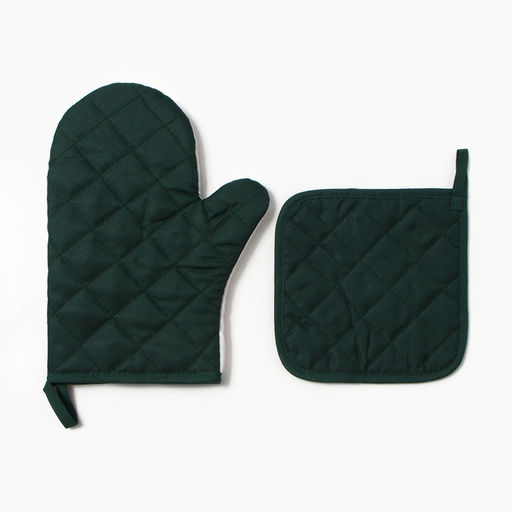 Набор кухонный «Мелисса» варежка-прихватка 20×27 см, прихватка 17×17 см100% п/э