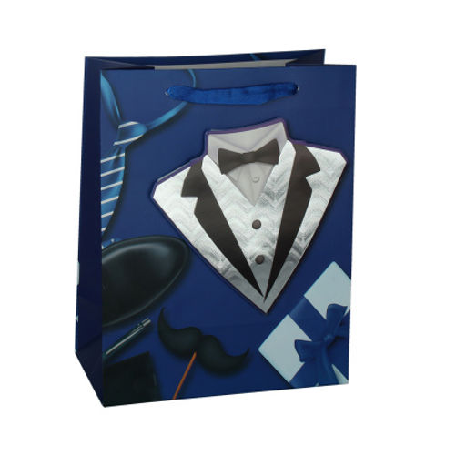 Пакет подарочный 23,5х19,5х8 / 1394S /уп 12/720/23 февраля микс - Галеонтрейд фото 4