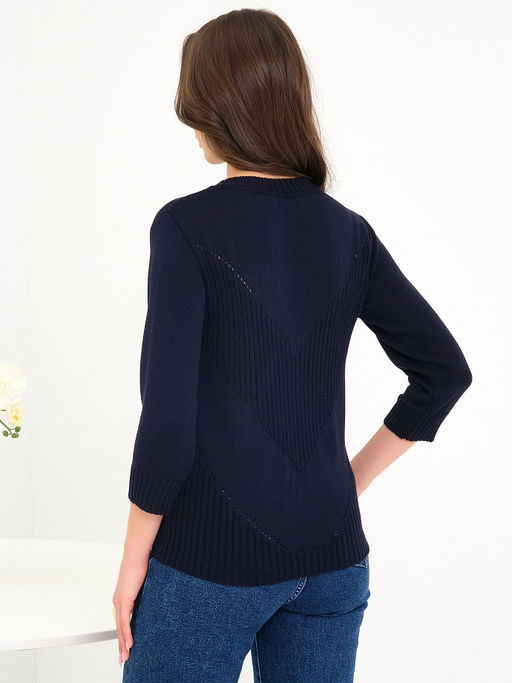 Джемпер вязаный с рукавом 3/4