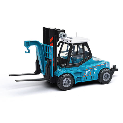 Машина "Вилочный погрузчик" с прицепом (свет, звук) в коробке
