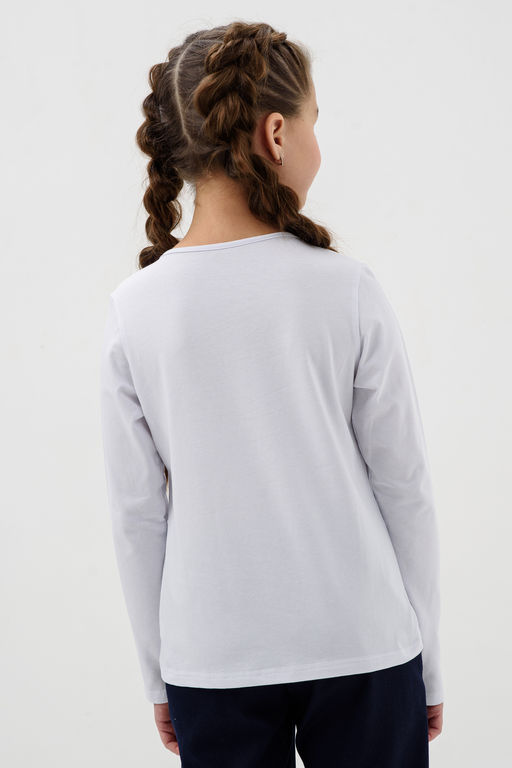 Мимоза блузка длинный рукав