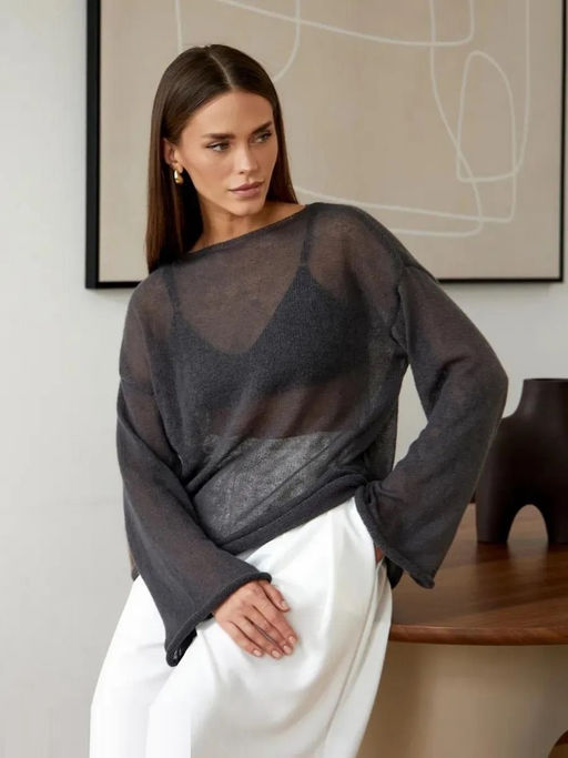 Свитер-паутинка