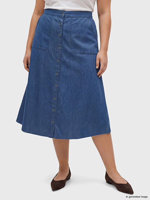 Beli Lastikli Cepli Jean Etek