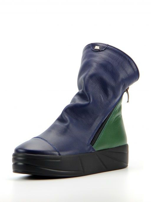 Ботинки EDART 233.131 bl.blue-green/байка