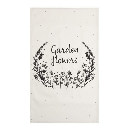 Полотенце Этель Garden flowers 40х73 см, 100% хлопок, саржа 190 г/м2  фото 2