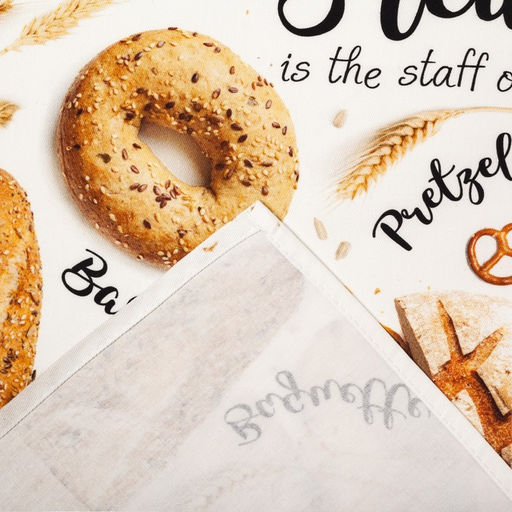 Полотенце кухонное Fresh Bread 40х73 см, 100% хлопок, саржа 190 гр/м2 - Этель фото 4