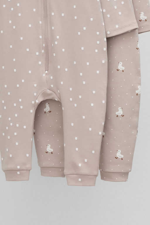 К 6522-2уп/мини квадратики,цыпленок комбинезон яс - Crockid фото 6