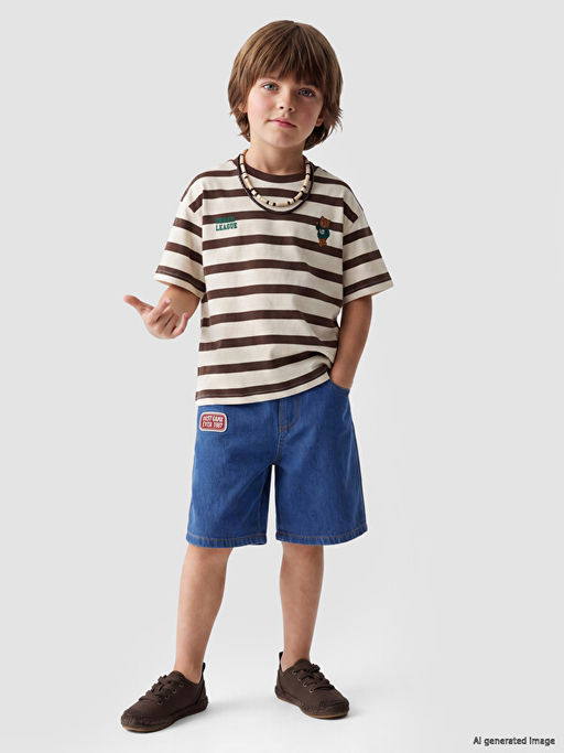 Arma Detayl? Erkek ?ocuk Jean ?ort