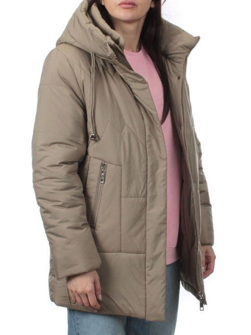 957 KHAKI Куртка зимняя женская (верблюжья шерсть)