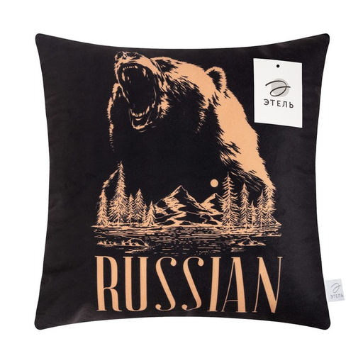 Подушка декоративная Этель Russian, 40?40 см, велюр