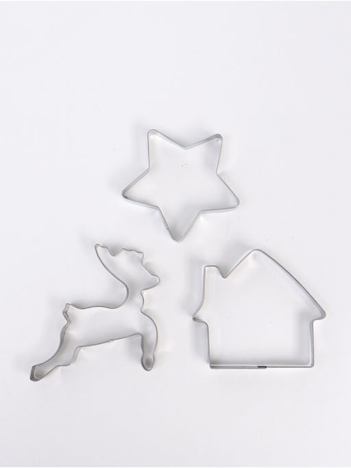 Формы для вырезания печенья «Новогодние сладости», набор 10 шт., нержавеющая сталь