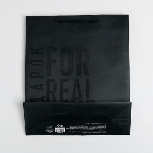 Цена за 2 шт. Пакет подарочный ламинированный, упаковка, Мужская воля, M 25.5 х 30 х 9 см