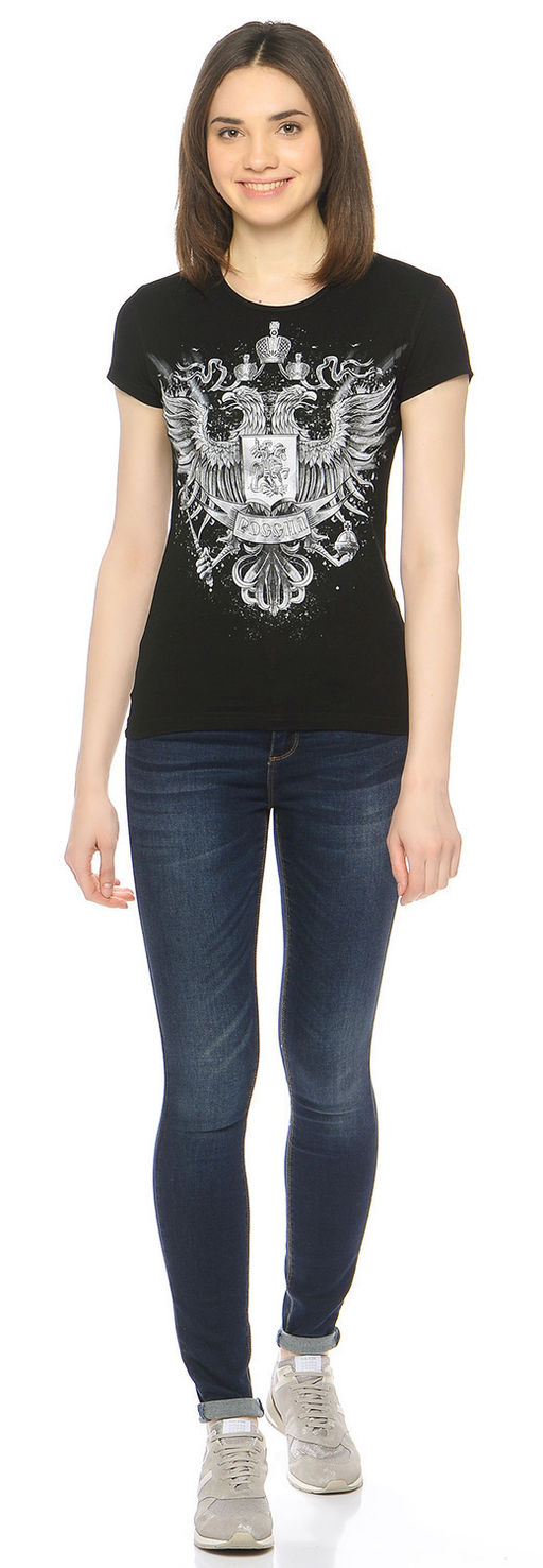 Футболка женская Герб России - Good фото 2