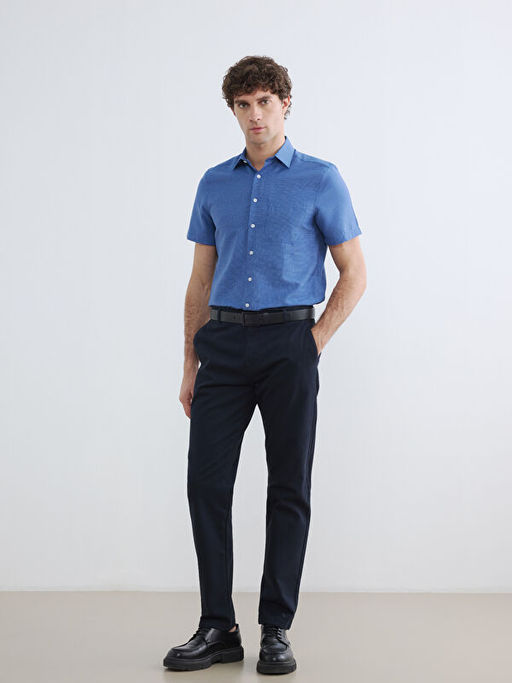 Рубашка Regular Fit Ekose Armürlü мужская в клетку
