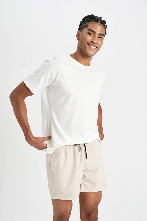 Короткие шорты для плавания на сетчатой подкладке - Defacto фото 3