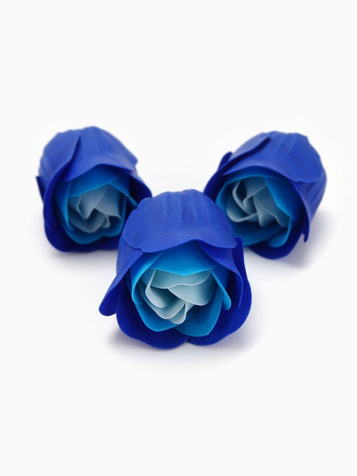 Набор мыльных роз в коробке 16 штук, бирюзово-белые - SB BEAUTY фото 6