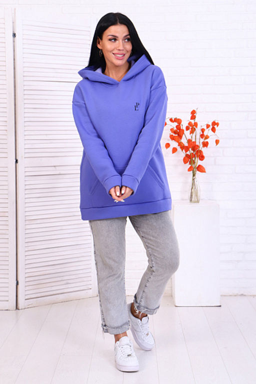 Толстовка с капюшоном, футер с начесом 3-х нитка (878-3) - Плиона фото 36